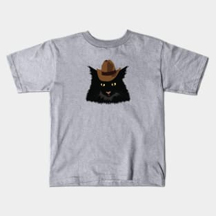 Cowboy Cat Kids T-Shirt